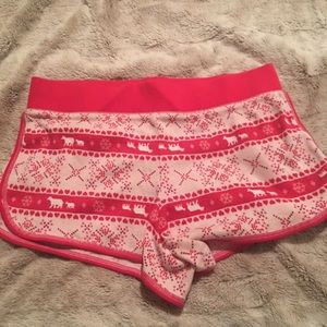 Victoria’s Secret PINK holiday pajama shorts